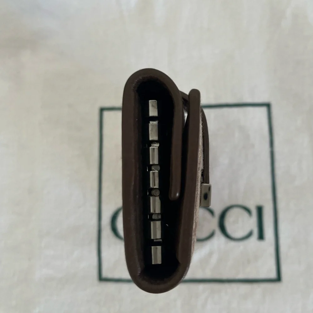 Gucci GG Monogram Six Key Case Italy Vintage